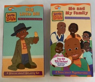 Little Bill Me And My Family/big Little Bill - Nick Jr (vhs) Rare 4 Episodes
