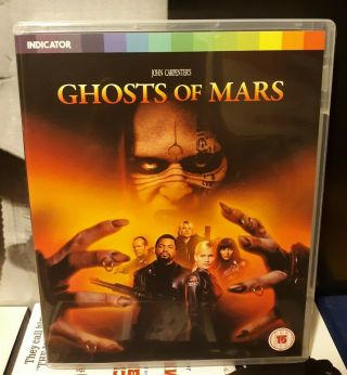 Ghosts Of Mars Blu - Ray Indicator Ltd.  Ed.  2 - Disc Set John Carpenter Rare Oop