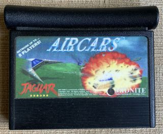 Vintage Rare Aircars Atari Jaguar 64 - Bit Game Cartridge (only)
