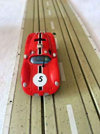 1968 Howmet Tx Turbine 9111,  Bachmann Ho Slot Car,  In Red Very Rare Vtg