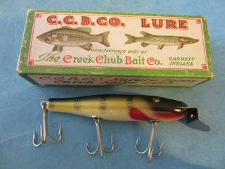 Vintage Creek Chub Pikie Minnow 700 Pikie Finish W/box C.  C.  B.  Co.  Lure -