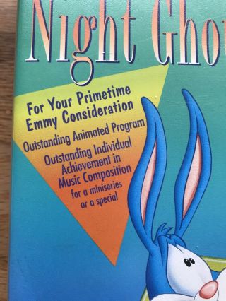 RARE Night Ghoulery Tiny Toons Tape FYC Emmy Screener For Consideration 1995 3