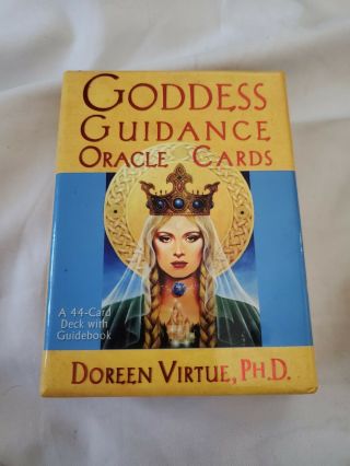 Vintage Authentic Goddess Guidance Oracle Cards - Doreen Virtue Ph.  D Oop Rare