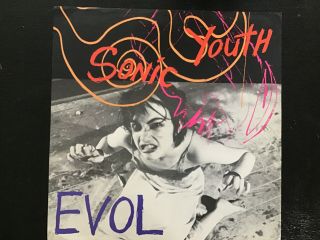 Sonic Youth Evol Album Promo Poster Rare Punk Vintage