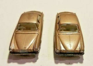 1964 (2) Matchbox Lesney Jaguar Mark 10 Sedans 28 (brown) Sharp Cool Rare Cars