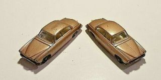 1964 (2) MATCHBOX LESNEY JAGUAR MARK 10 SEDANS 28 (BROWN) SHARP COOL RARE CARS 2