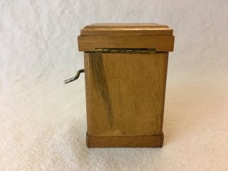 Vintage Shackman Music Box,  Victrola,  Record Player Dollhouse Miniature 3