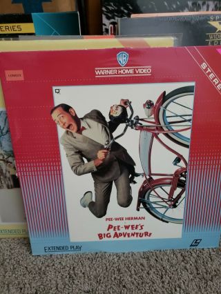 Pee Wee’s Big Adventure Laserdisc Ultra Rare Pee Wee Herman Make Offer