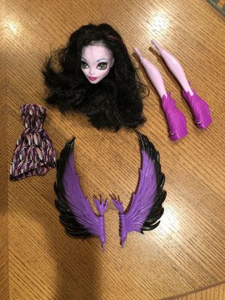 Monster High Create A Monster Harpy Girl Doll Cam Mattel Rare