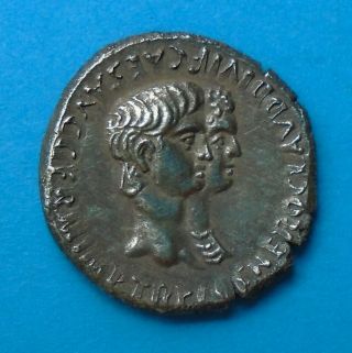 Nero For Agrippina Ar Denarius,  Rome,  Silver Ancient Roman Rare Exsc Elephant