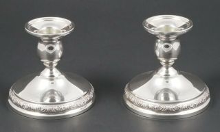 Vintage International Sterling Prelude Weighted Reinforced N212 Candle Holders