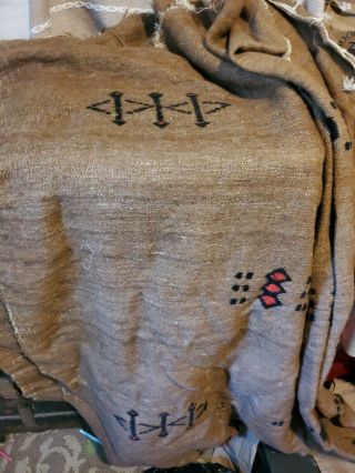 Vintage Antique Native American Wool Blanket