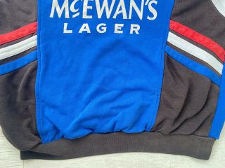 Very Rare Vintage Adidas Rangers FC Football Jumper Sweatshirt 90s Medium 40/42 2
