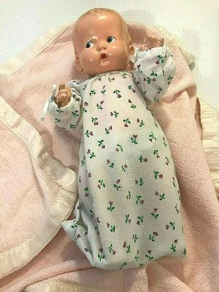 RARE 1920 ' S ANTIQUE COMPOSTITION MADAMA ALEXANDER BABY DOLL VERY HARD TO FIND 3