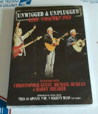 Unwigged And Unplugged Dvd Like Disc Guest Mckean Shearer Spinal Tap Rare