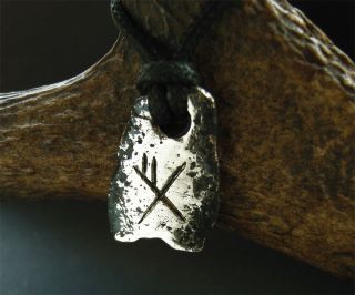 Viking - Bronze Amulet With Bind Rune - Wearable - Pls Read Desciption