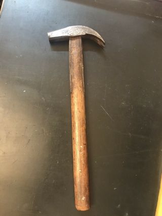 Vintage C.  Hammond Farrier’s Hammer W/unusual Handle Protection Rare & Exc.