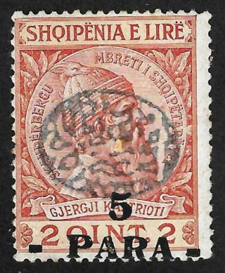 1915 - Central Albania Post - Esat Pasha - Stamps 5para / 2qin - Mnh Very Rare