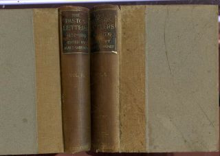 Antique 1910 2 Vol Set The Paston Letters 1422 - 1509 English British History King