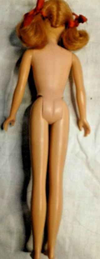 Vintage 1963 Skooter Doll,  Titian Red Hair,  Straight Legs,  Barbie Mattel 1040 3