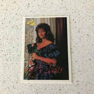 Miss Elizabeth Signed Autographed Rare 1990 Wwf Classic Card Wwe A 112