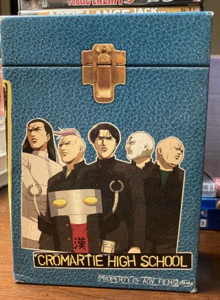 Cromartie High School Vol.  1 - 3 Dvd & Manga Box Set By Adv Oop Rare Anime Comedy