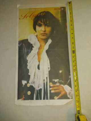 Selena Quintanilla Poster Collectors Edition Mundo Fantastico 22x11 Rare