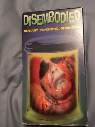 Disembodied Vhs Dead Alive Productions Rare Sov Horror