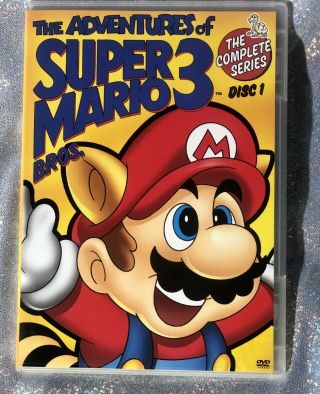Adventures Of Mario Bros 3 - The Complete Series (DVD 3 - Disc Set) RARE oop 2