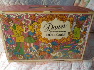 Vintage Topper Dawn Angie Glori Dale Doll Clothes Carry Case Suitcase Storage