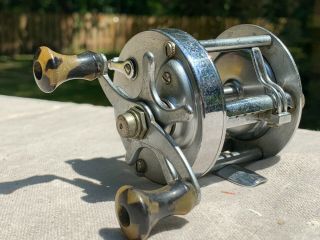 ☆vintage Shakespeare Service 1944 Model Ge Fishing Reel Right Handed Made In Usa