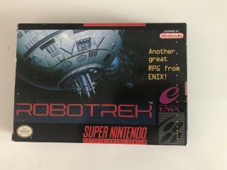 Robotrek Snes (nintendo) Complete Cib Authentic Rare Cond