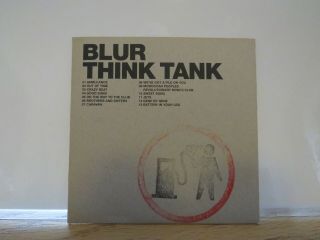 Blur Think Tank Promo Cd Banksy Print Very Rare Cd