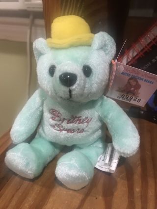 Britney Spears Rare Bear 2 - Green - Limited Edition 09920 Of 25000