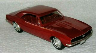 1967 Chevrolet Camaro Rs/ss Dealer Promo In Bolero Red Rare Collectible