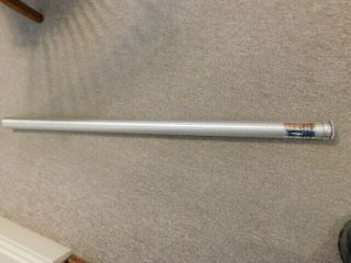 Rare Cortland Aluminum Fishing Rod Case 46 Inch For 2 Pc.  7 1/2 Ft Rods Vg