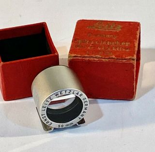 [rare In Box] Leica Leitz 5cm 50mm View Finder Sbooi 12015