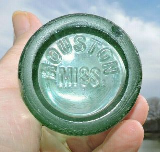 Rare Coca Cola Dec.  25,  1923 6 Oz Bottle " Houston,  Miss.  " Porter 