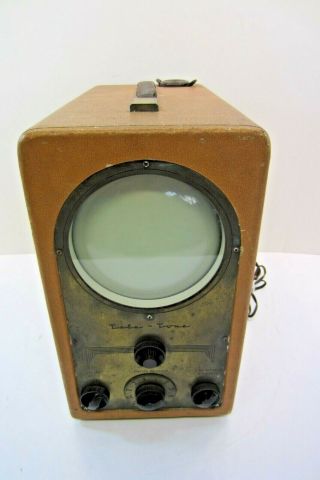 Rare Vintage Tele Tone Television,  Tv - 220,  Tubes,  16 " X 16 " X 9 "