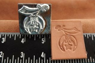 Leather Tools/ Vintage Rare Custom Made Mason / Shriner Stamping Tool
