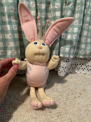 Vintage 1985 Cabbage Patch Kids Cpk Bunny Bee Xavier Roberts Plush Toy Rare