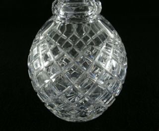 Rare Antique BACCARAT Very heavy Crystal Glass Decanter with Deeply Cut Pattern 3