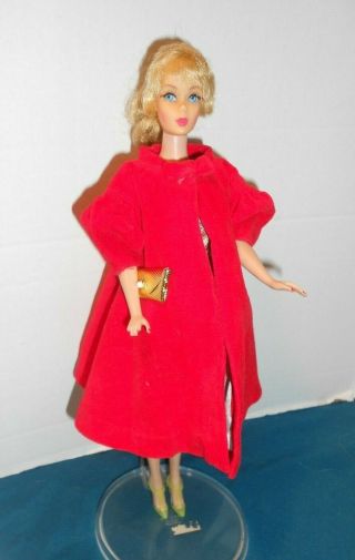 Vintage 1958 1962 High Color Midge Barbie Japan Real Eyelashes Bld.  Hair -)) ) 