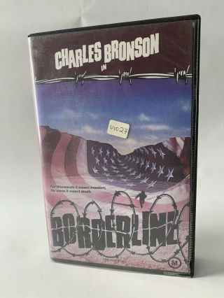 Borderline Rare Cbs - Fox Vhs Video Tape Charles Bronson Action Movie