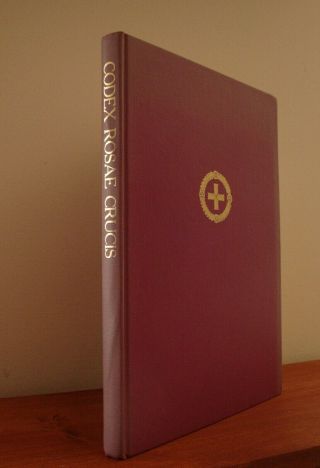 Codex Rosae Crucis Manly P.  Hall / Rosicrucian Freemason Hardcover Occult Rare