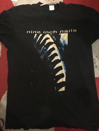 Nine Inch Nails Rare Vintage Pretty Hate Machine Tour Shirt Ministry Lp