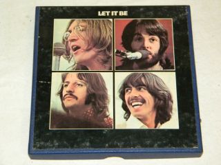Vtg.  Rare Reel To Reel Tape The Beatles Let It Be Apple Records L 3401
