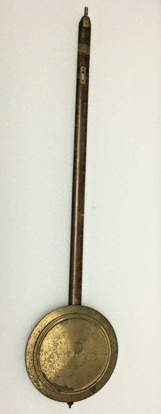 Antique German Gustav Becker 2 Weight Wall Regulator Pendulum