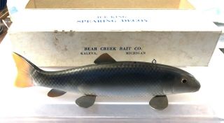 Ice King Bear Creek vintage fish spearing decoy 2