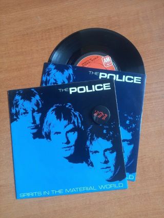 Rare The Police - Spirits In The Material World Poster Cover 7 ",  Badge